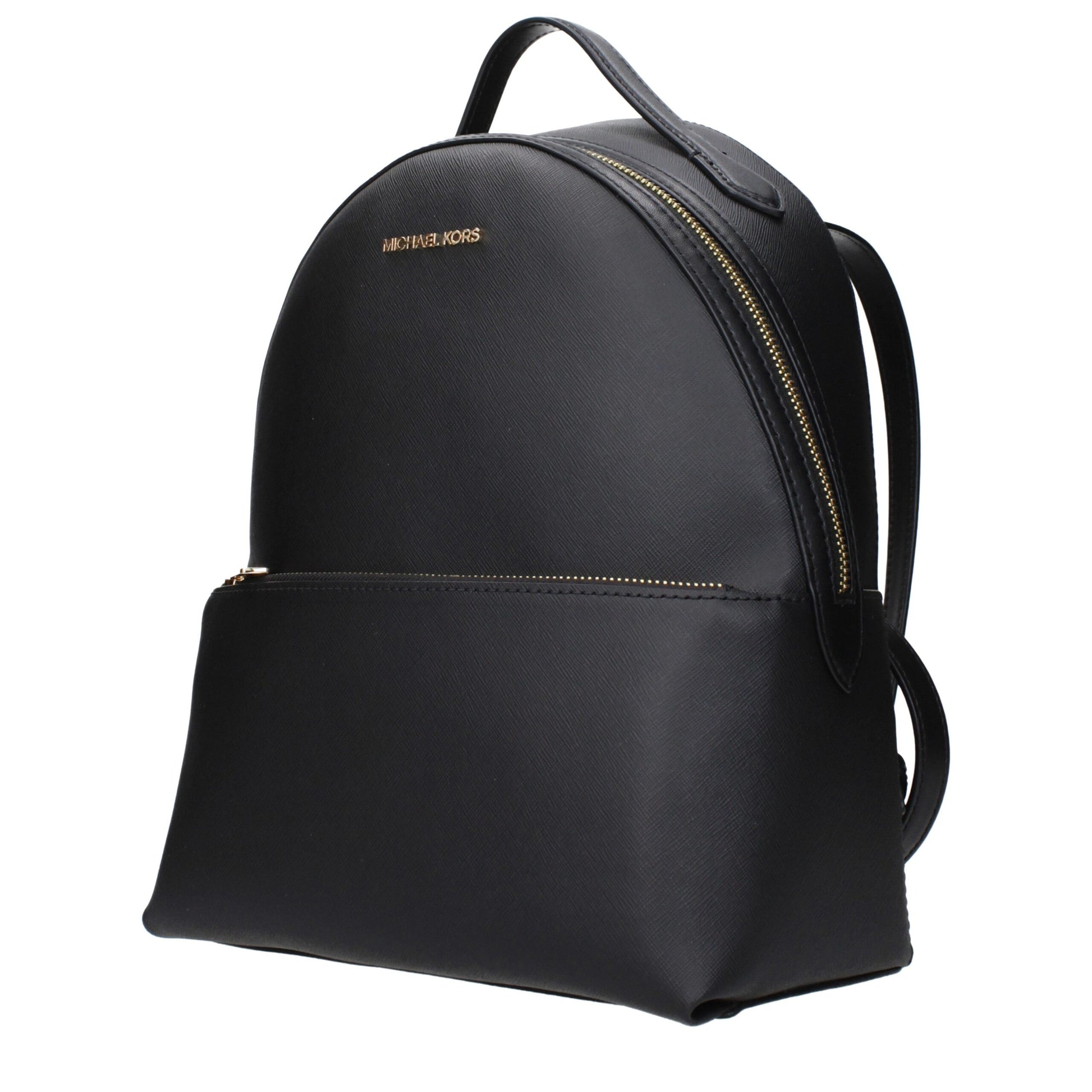 Michael Kors Black Leather Backpack