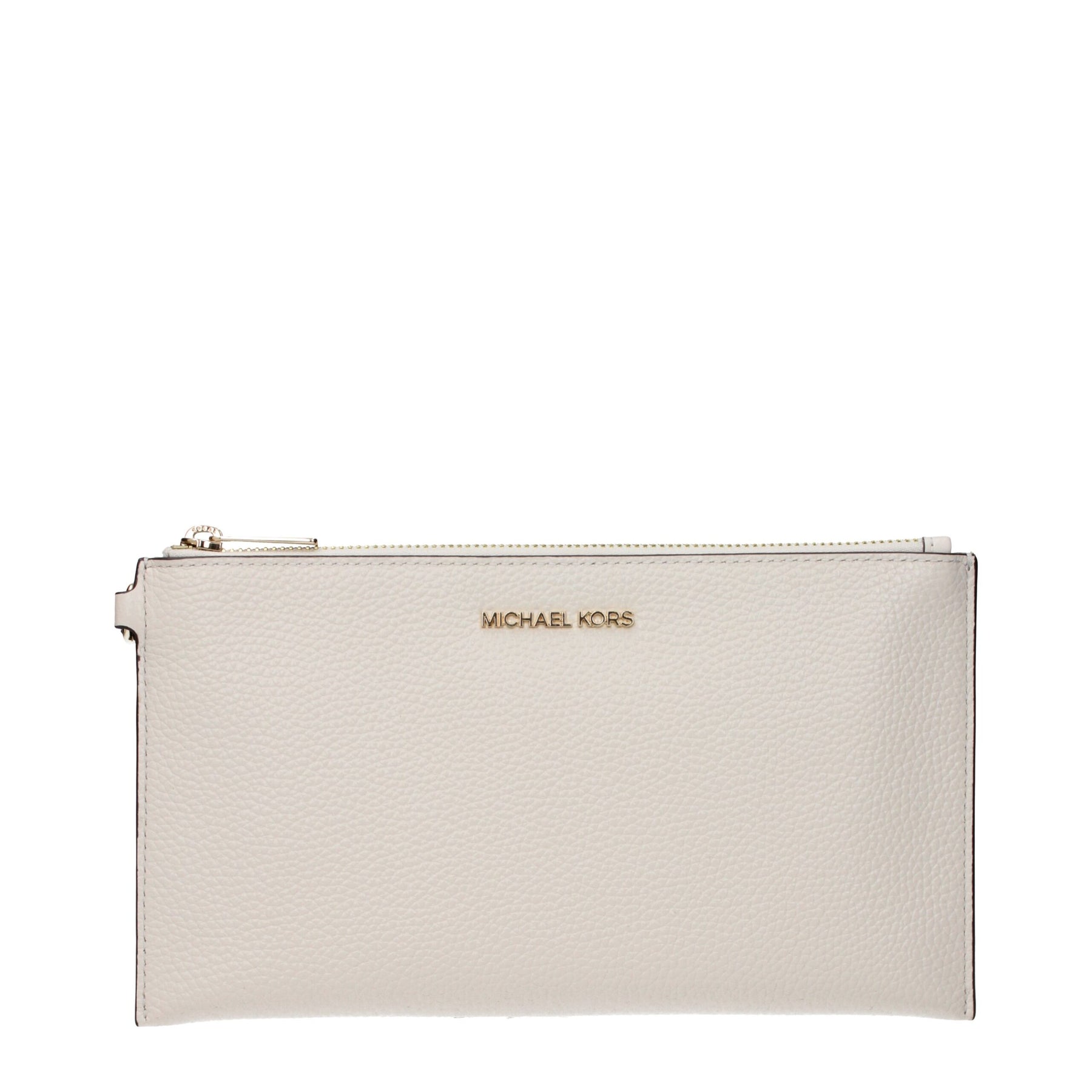 Michael Kors Beige Leather Clutch Bag | Regal Royce