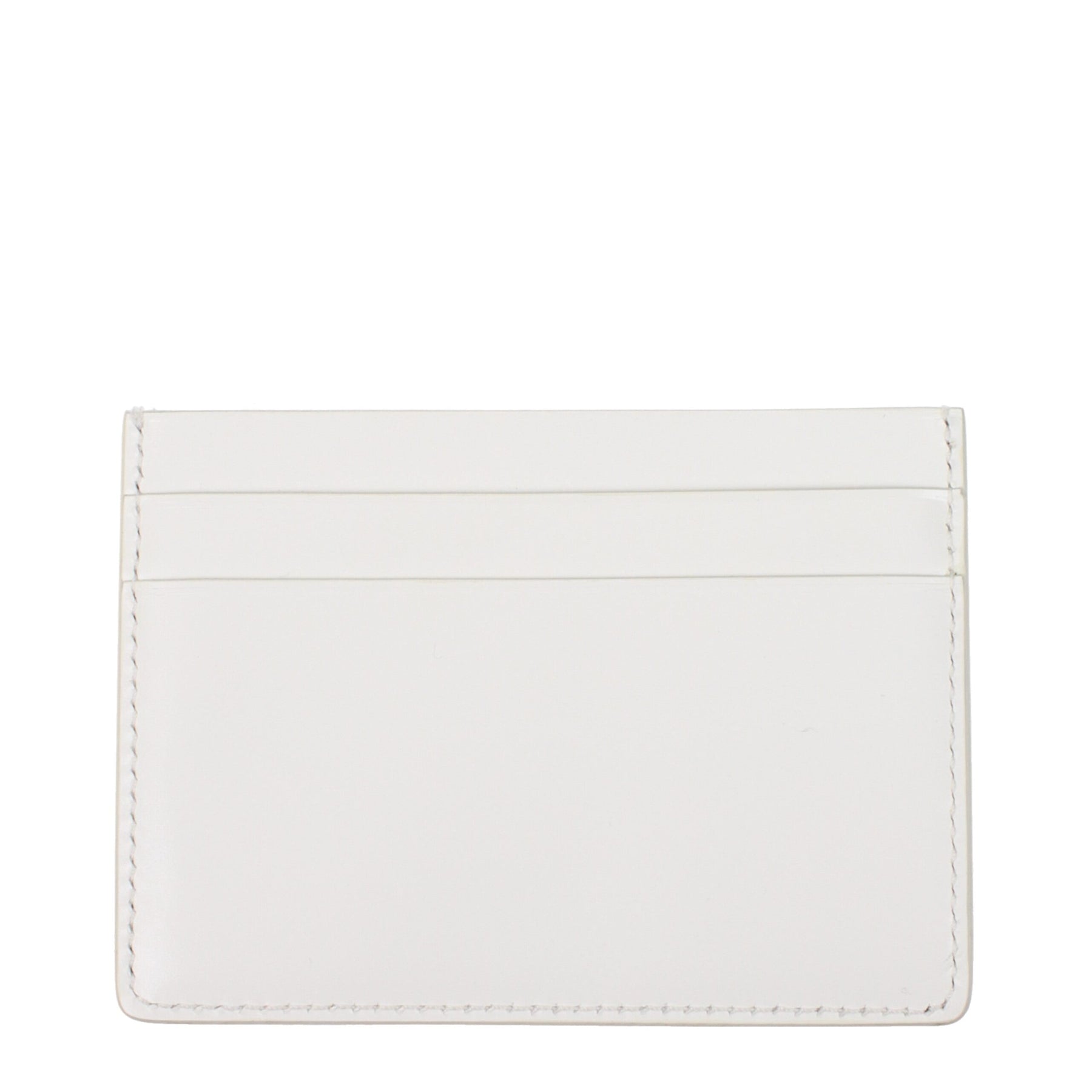 Jil Sander White Leather Cardholder | Regal Royce