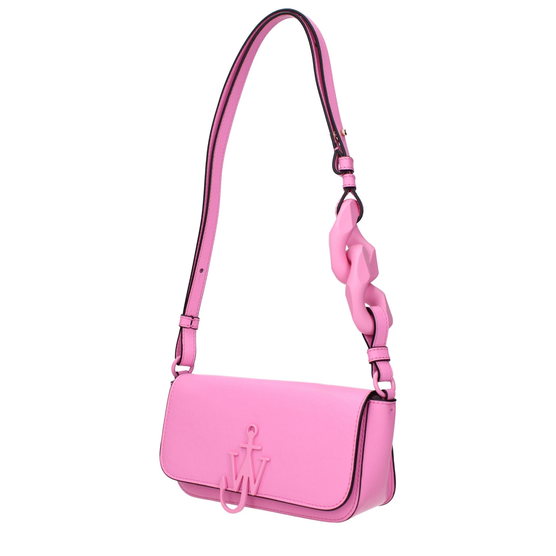 Jw Anderson Pink Leather Shoulder Bag | Regal Royce