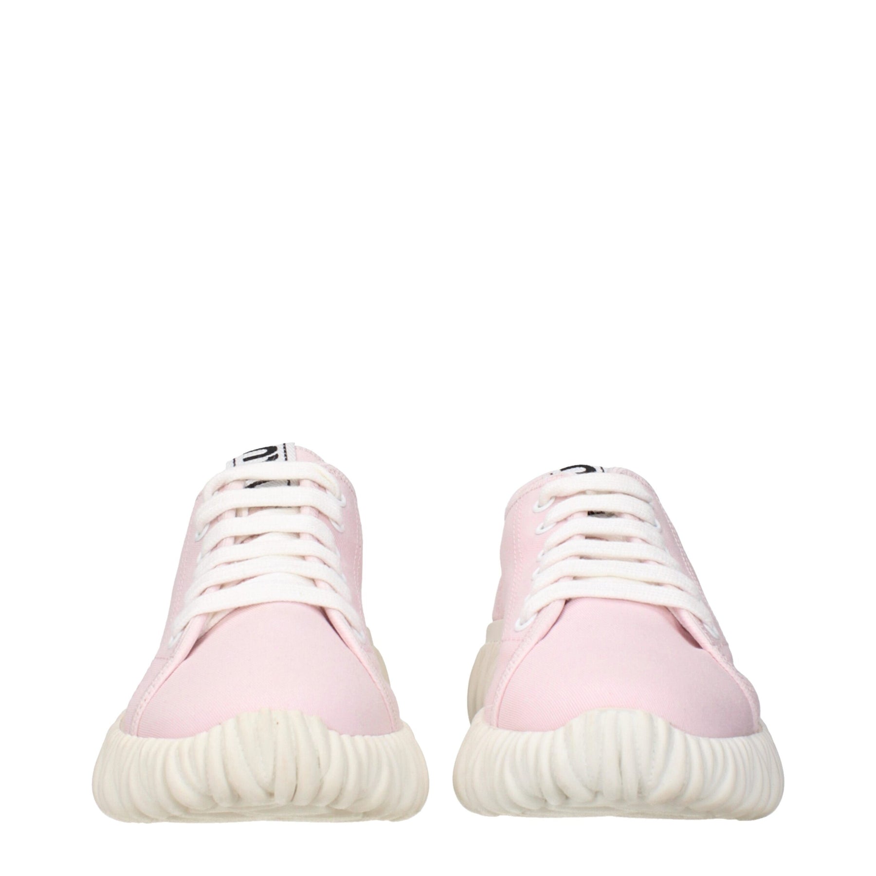 Miu Miu Pink Fabric Low Top Sneakers | Regal Royce