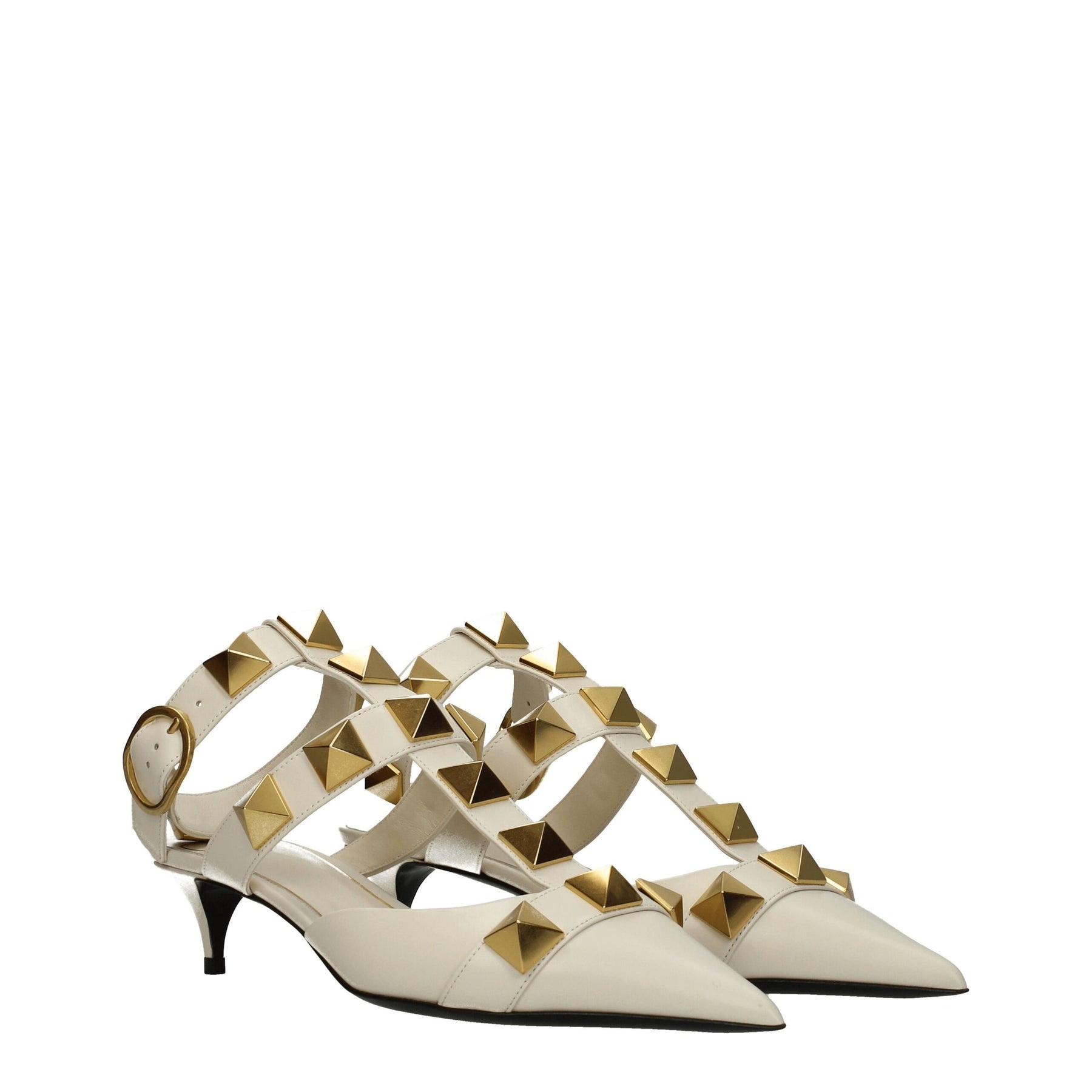 Valentino Garavani Beige Leather Stiletto Heel Sandals | Regal Royce