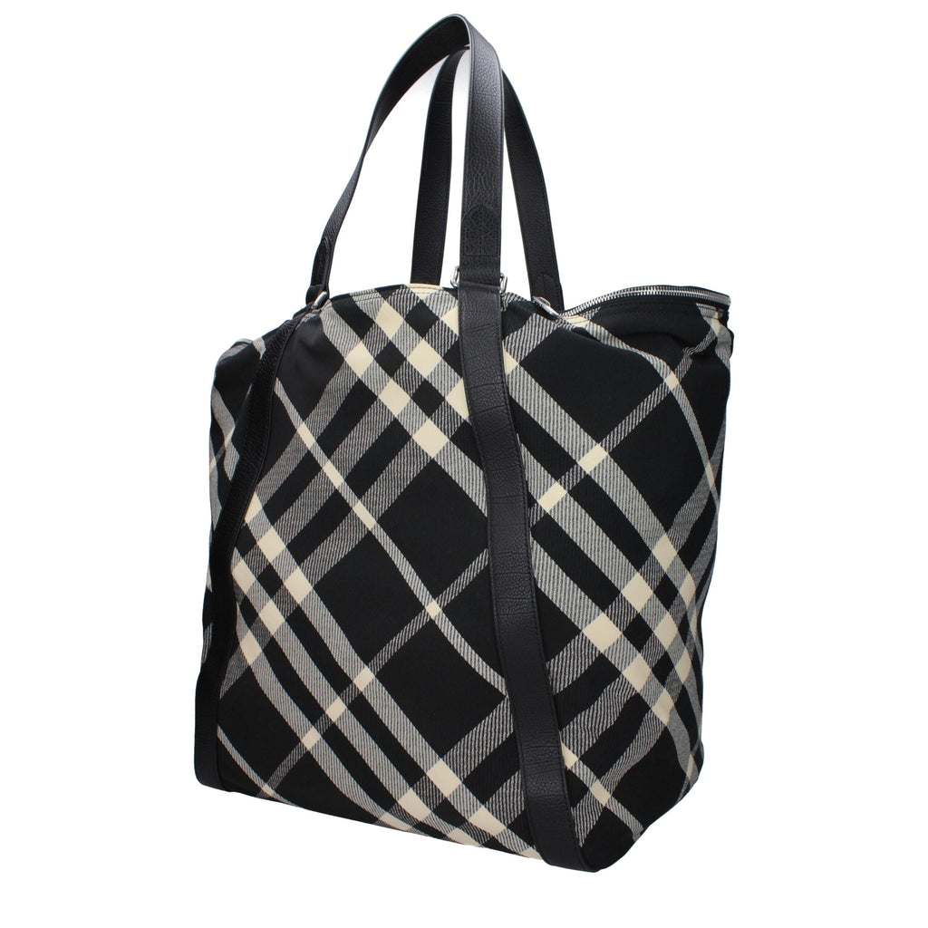 Burberry Black Fabric Shoulder Bag