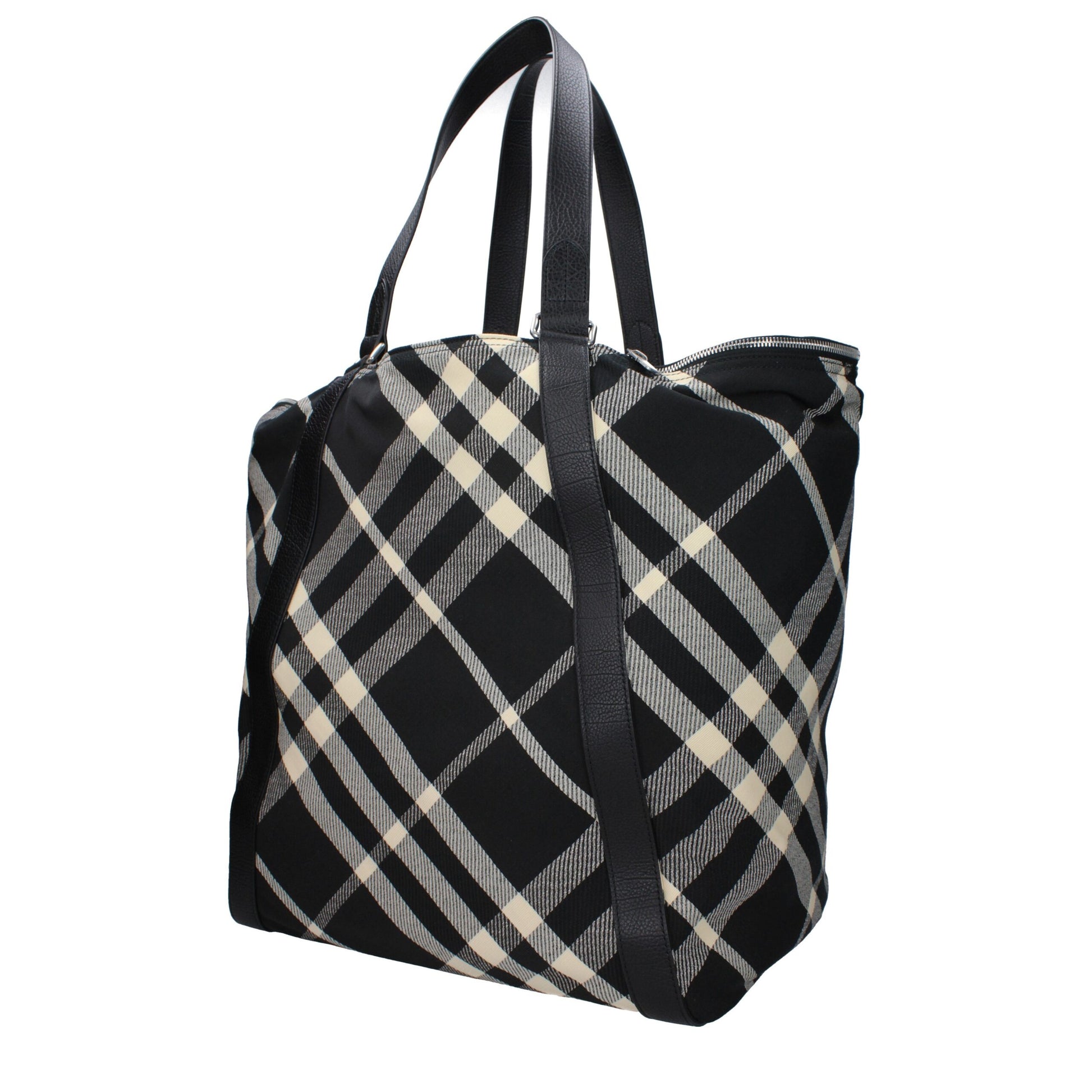 Burberry Black Fabric Shoulder Bag