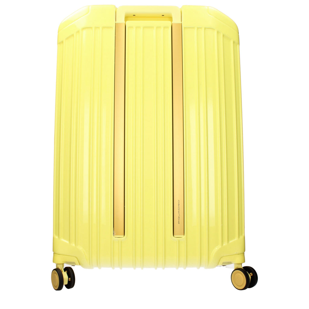 Piquadro Yellow Polycarbonate Luggage And Travel
