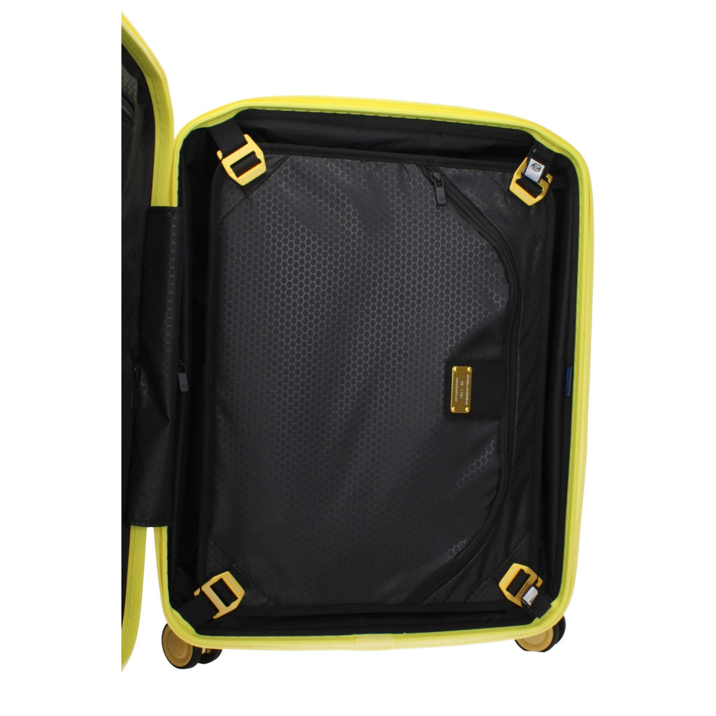 Piquadro Yellow Polycarbonate Luggage And Travel