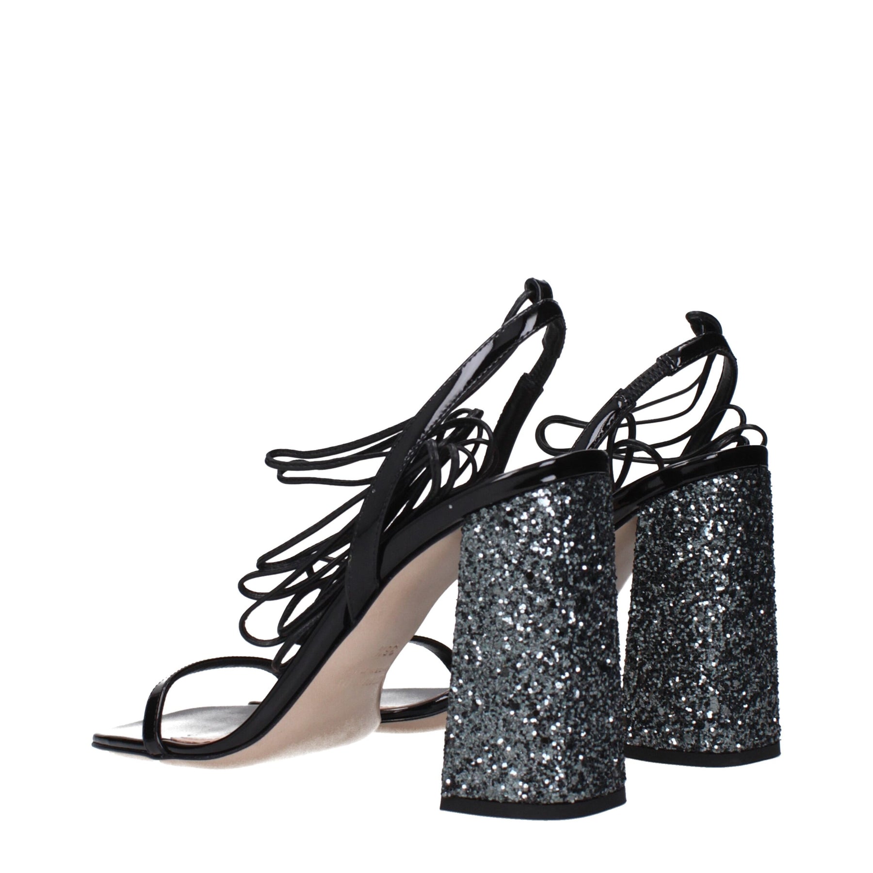 Miu Miu Black Leather Platform Sandals | Regal Royce