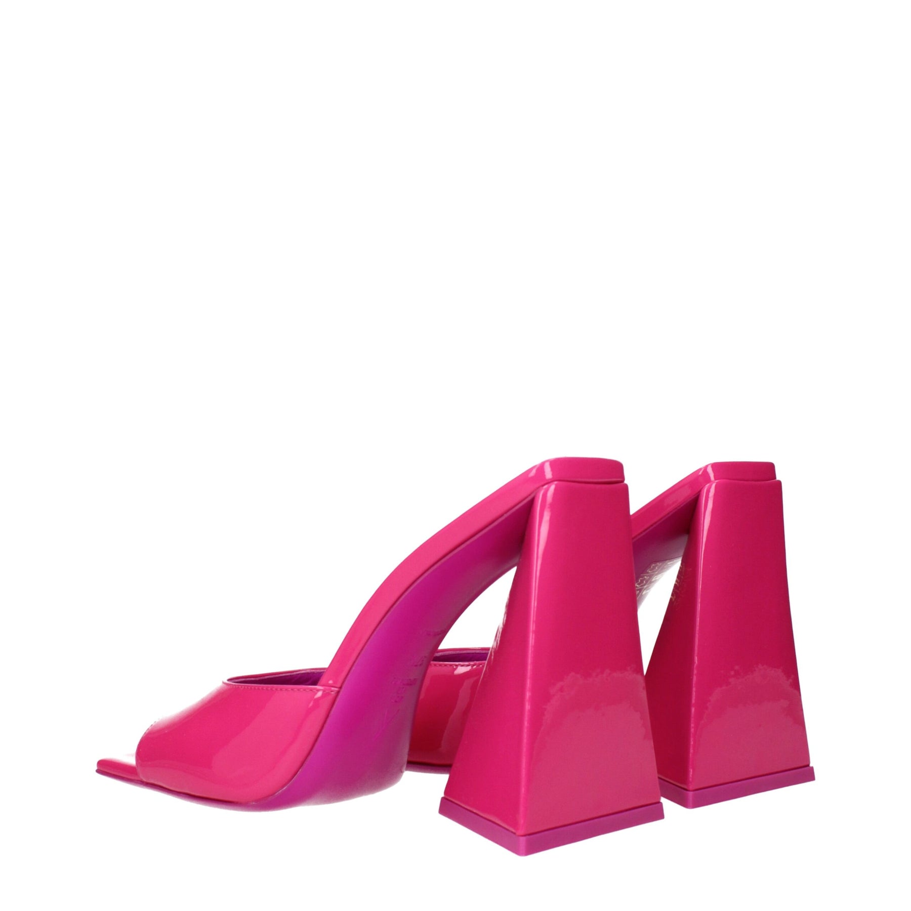 The Attico Pink Leather Platform Sandals | Regal Royce