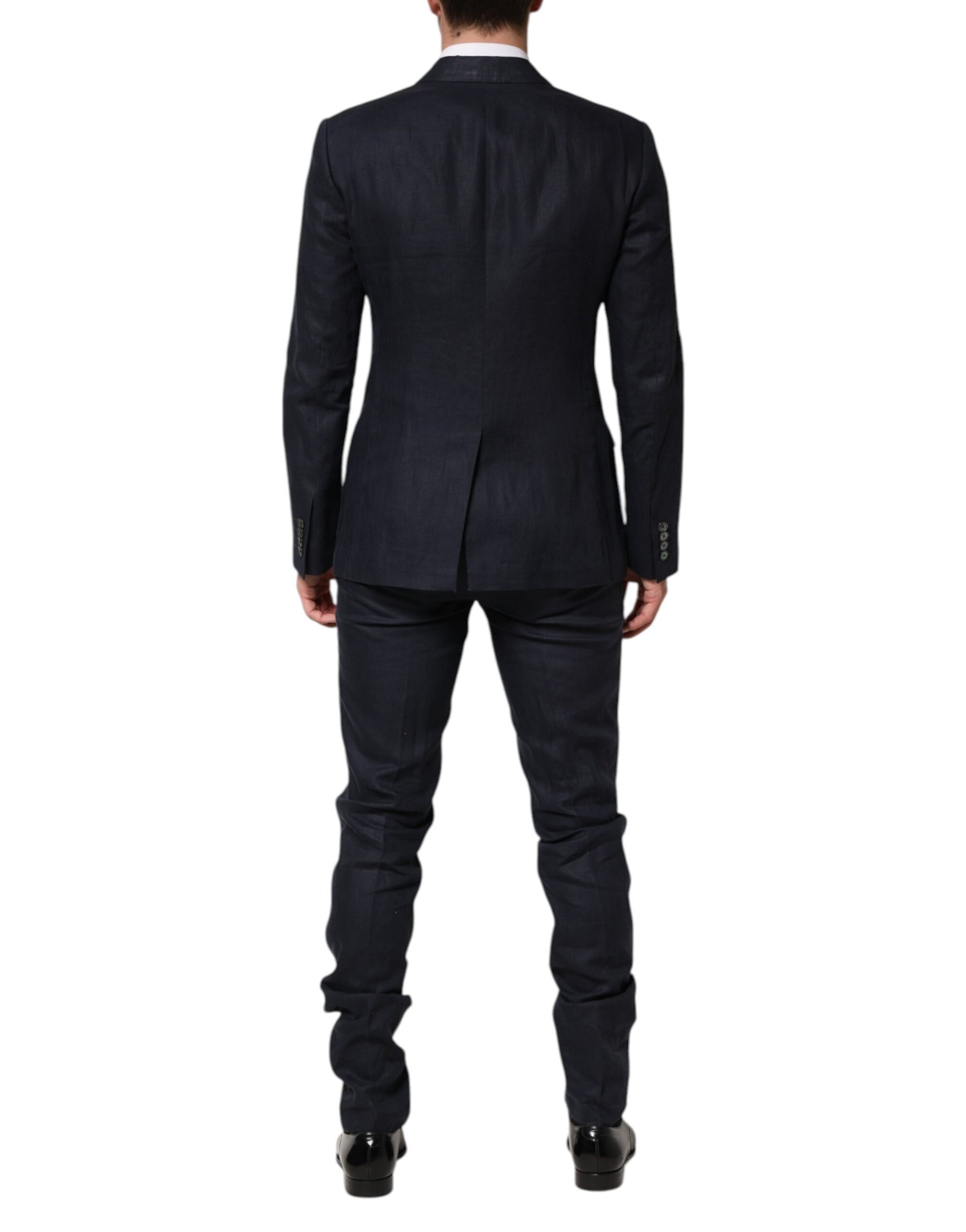 Dolce & Gabbana Dark Blue Double Breasted 2 Piece Suit | Regal Royce