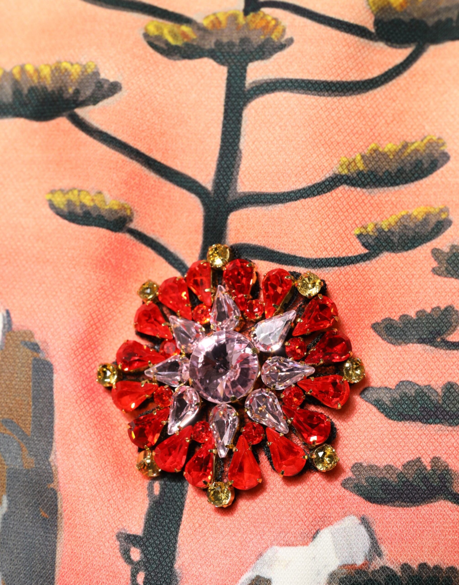 Dolce & Gabbana Multicolor Crystal Embellished A-line Mini Dress | Regal Royce