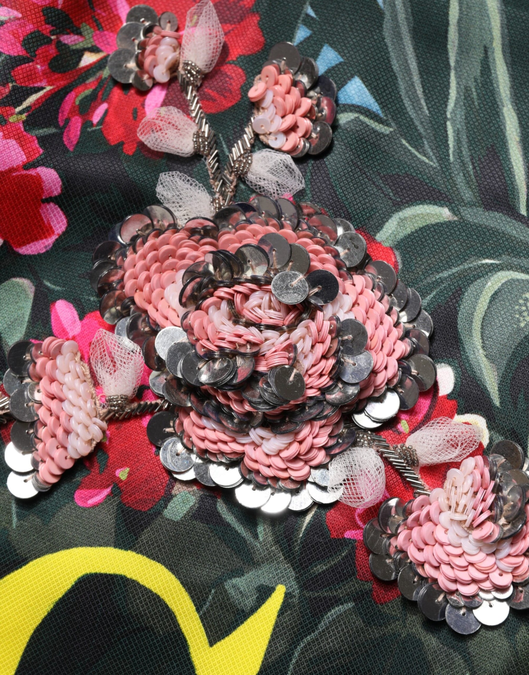 Dolce & Gabbana Multicolor Crystal Embellished A-line Mini Dress | Regal Royce