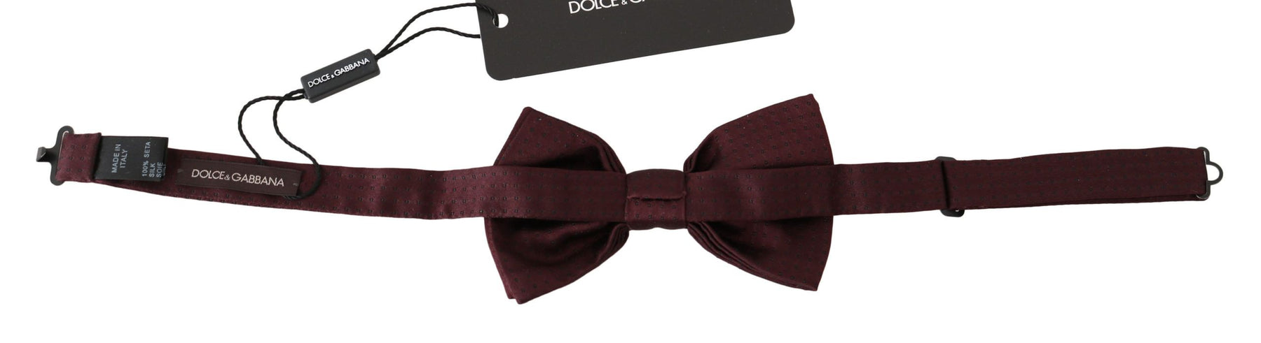 Dolce & Gabbana Silk Polka Dot Adjustable Neck Bow Tie Papillon | Regal Royce