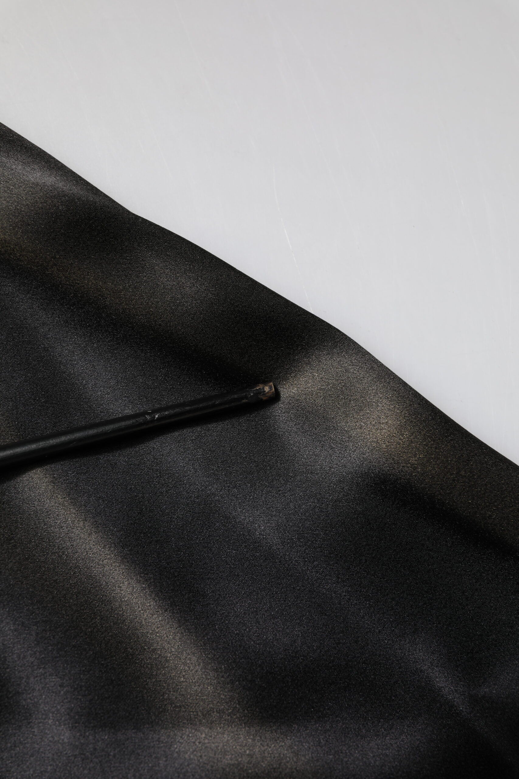 Dolce & Gabbana Black Silk Ascot Collared Button Blouse Top | Regal Royce