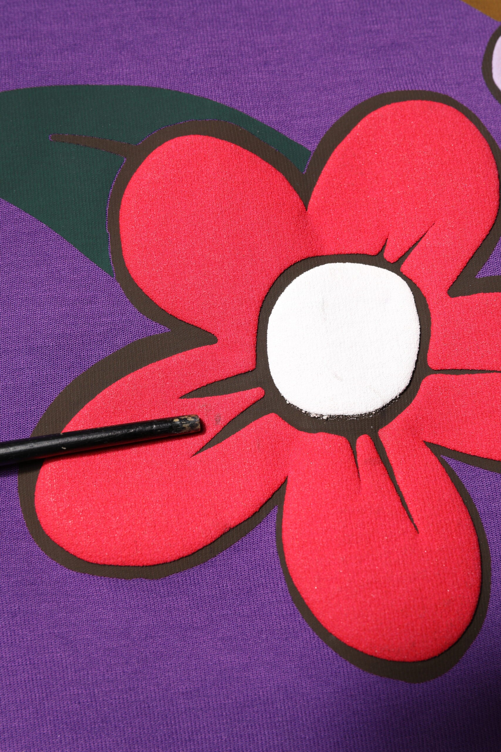 Dolce & Gabbana Purple Floral Print Cotton Long Sleeves Top | Regal Royce