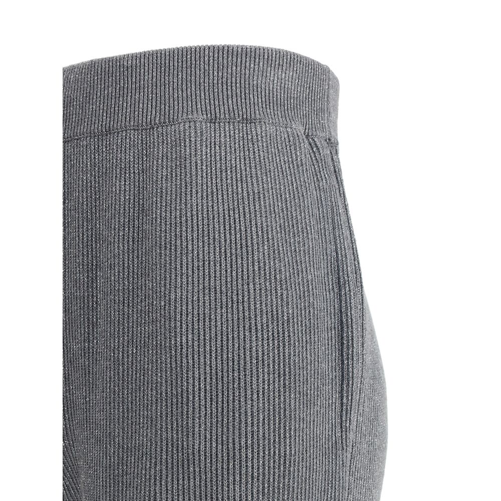 Brunello Cucinelli Gray Cotton Casual Pants | Regal Royce
