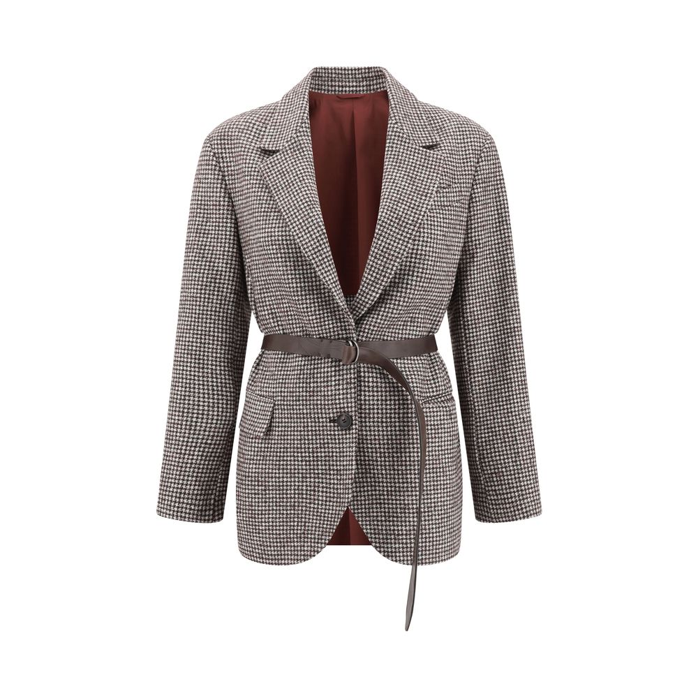 Brunello Cucinelli Brown Wool Blazer | Regal Royce