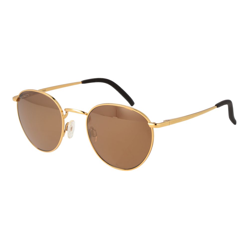 Serengeti Gold Metal Sunglasses | Regal Royce
