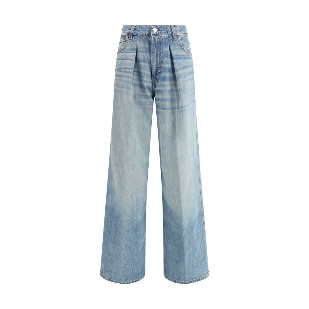 Haikure Light Blue Cotton Jeans Denim | Regal Royce