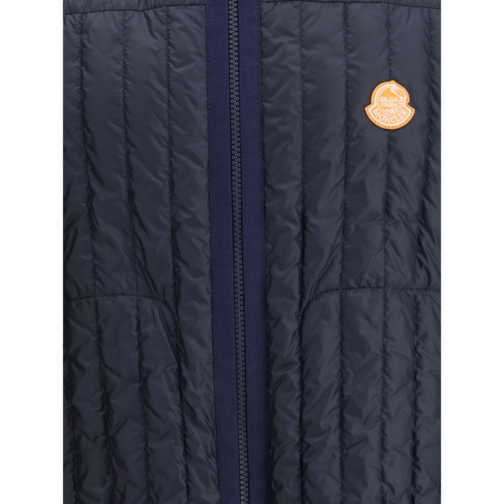Moncler x Donald Glover Blue Polyamide Sleveless Jacket | Regal Royce