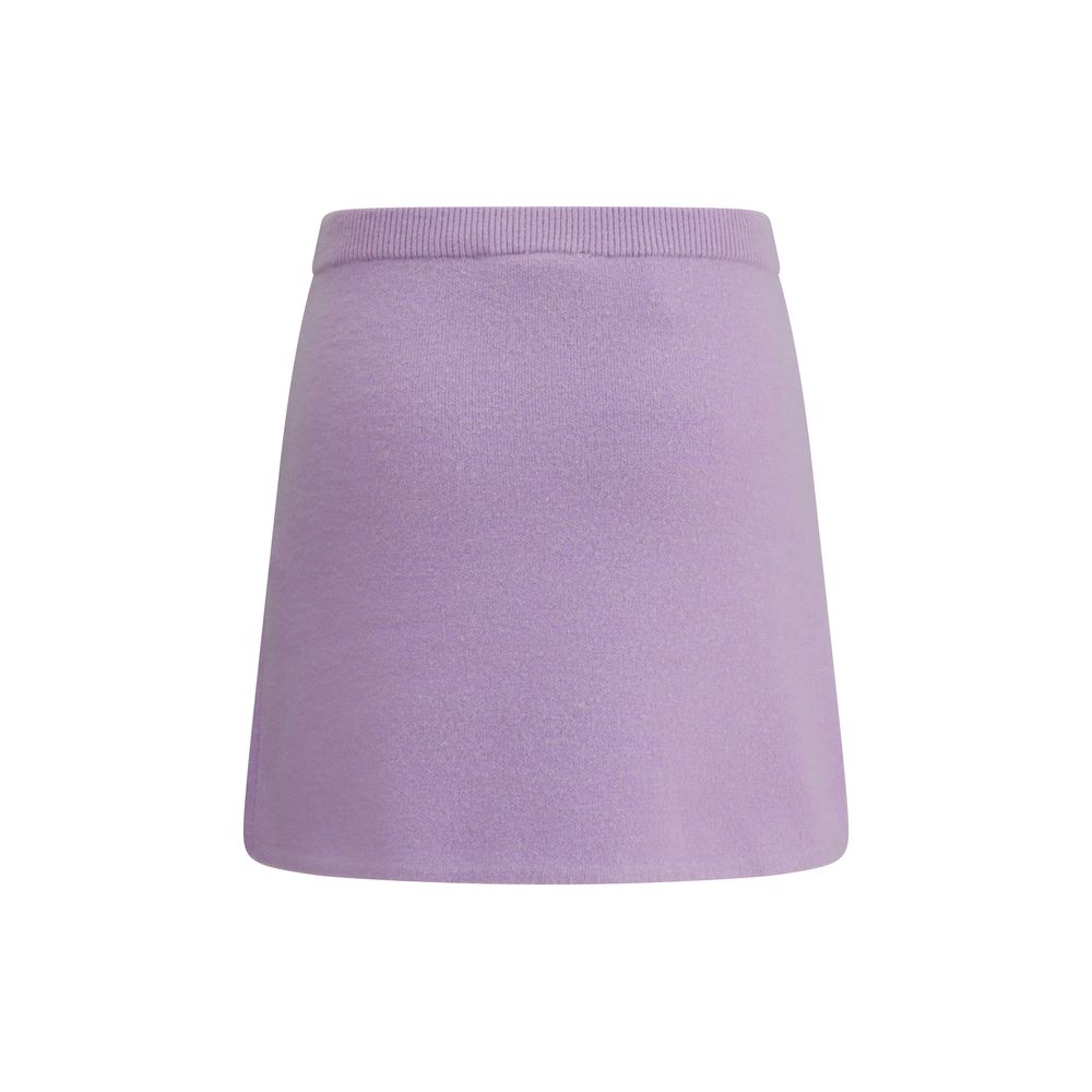 Self-Portrait Purple Viscose Mini Skirt | Regal Royce