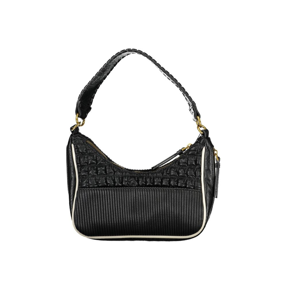 Desigual Black Polyurethane Women Handbag | Regal Royce
