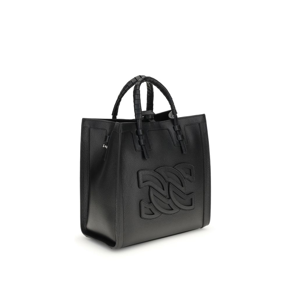 Casadei Black Calf Leather Bos Taurus Shoulder Bag | Regal Royce