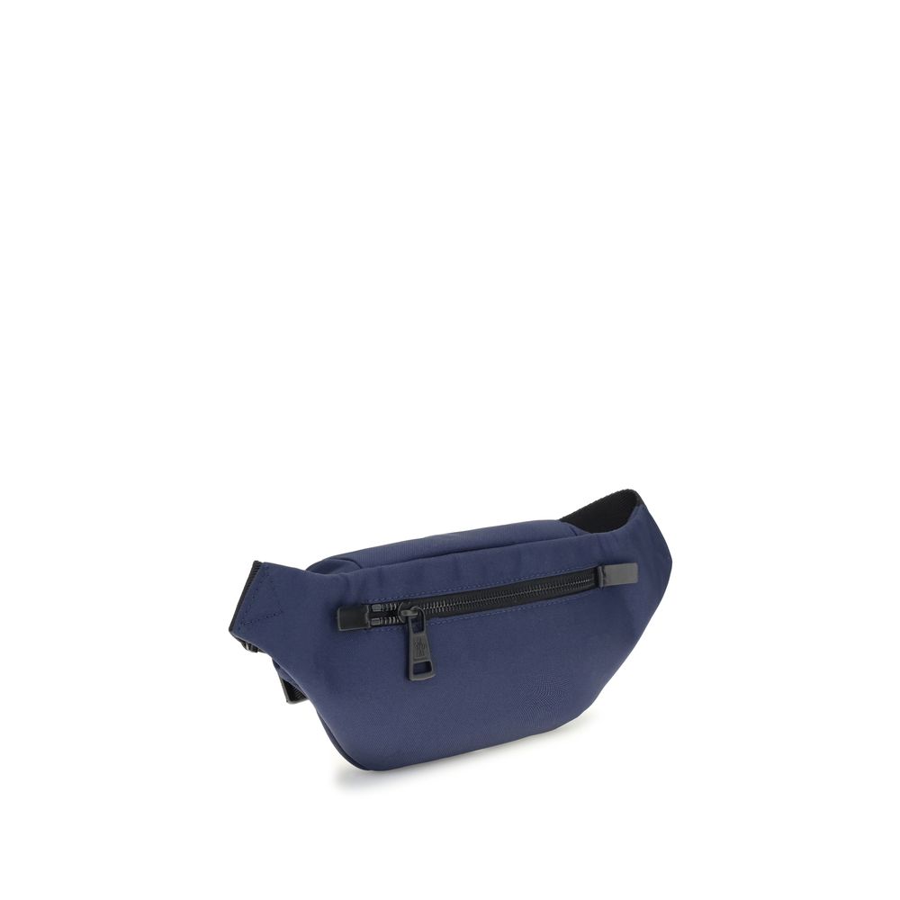 Moncler Blue Nylon Clutch Bag