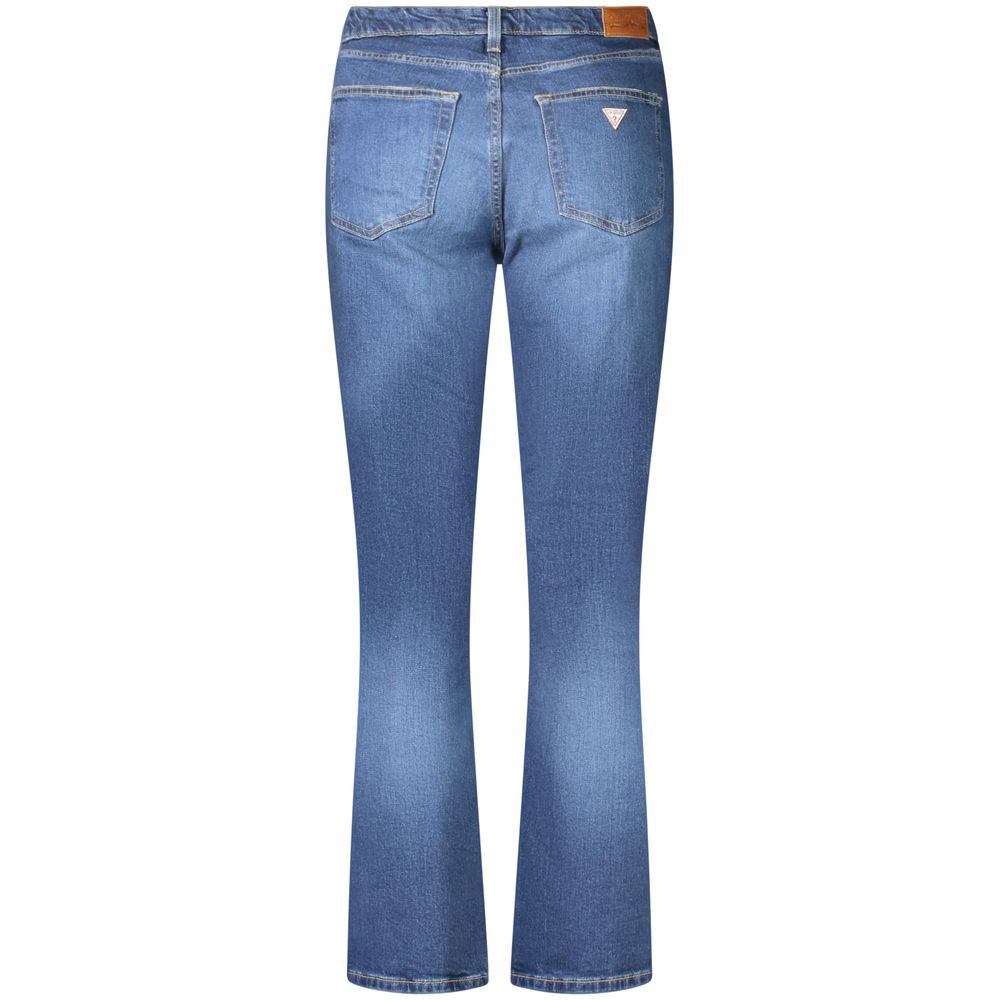 Guess Jeans Blue Cotton Women's Straight Jean | Regal Royce