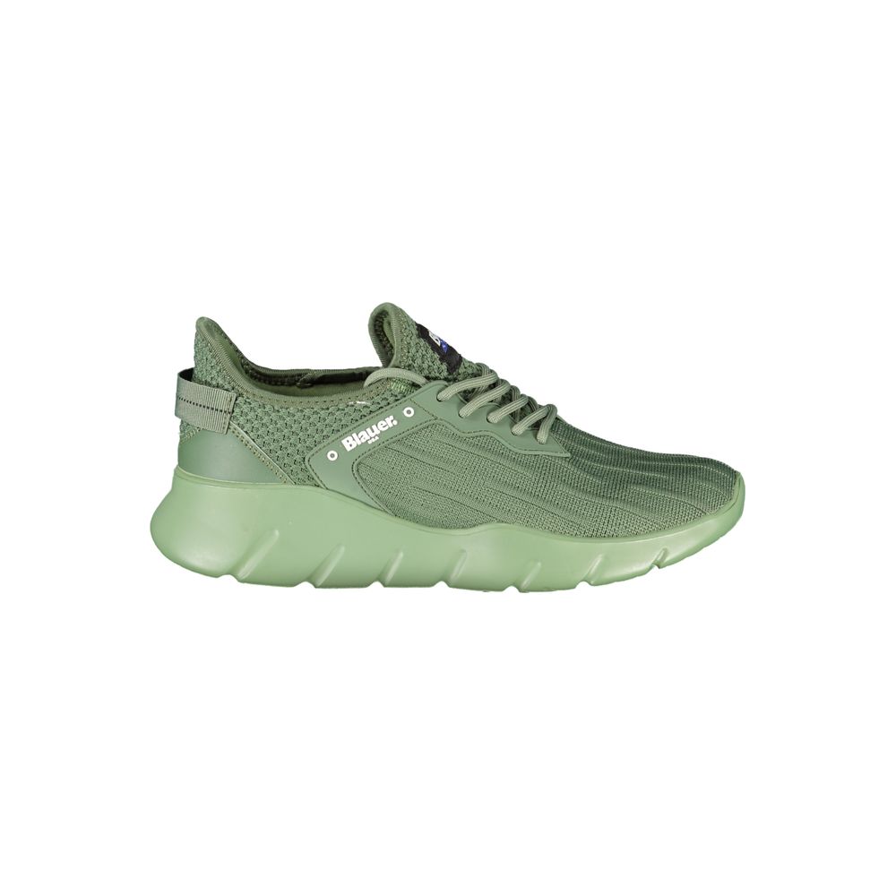 Blauer Verde Polyester Men Sneaker | Regal Royce