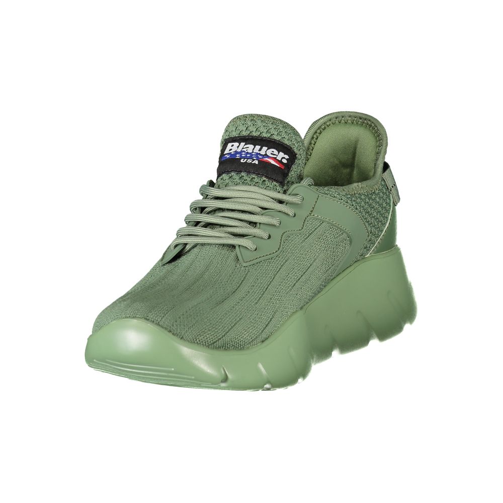 Blauer Verde Polyester Men Sneaker | Regal Royce
