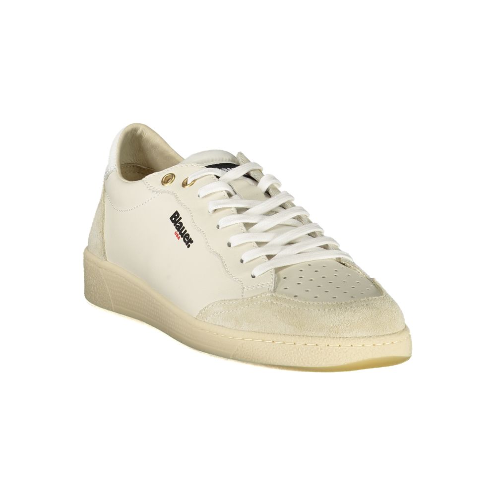 Blauer Bianco Poliuretano Uomo Sneaker | Regal Royce
