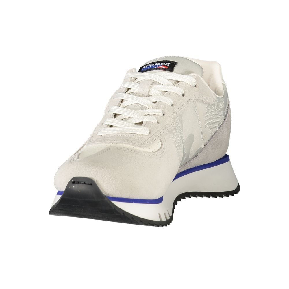 Blauer Grigio Polyurethane Men Sneaker | Regal Royce