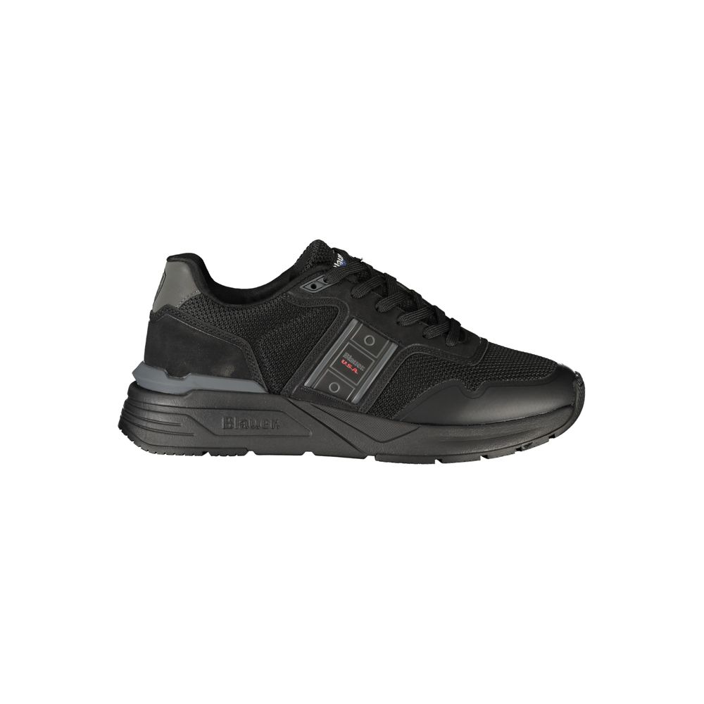 Blauer Nero Polyester Men Sneaker | Regal Royce