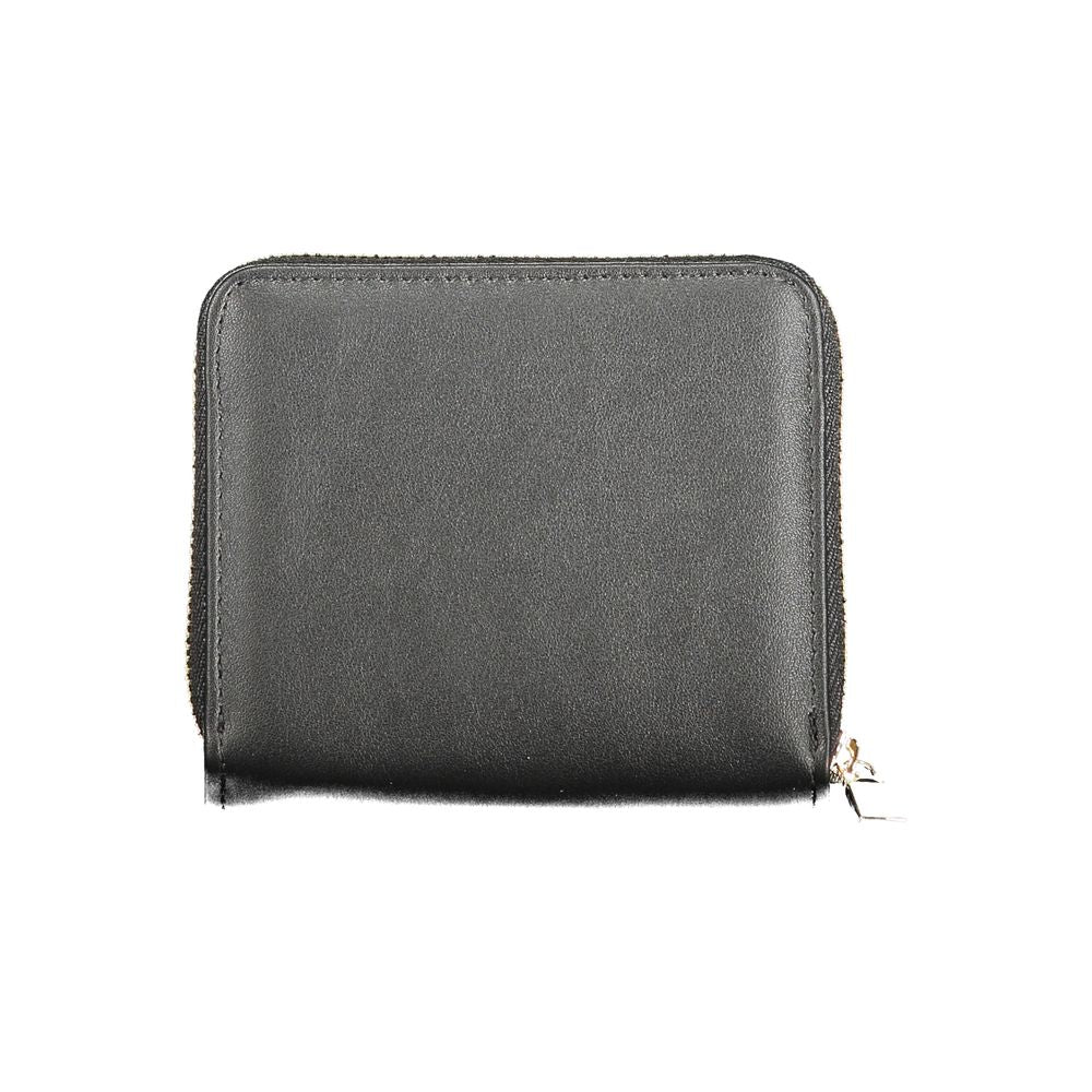Guess Jeans Black Polyethylene Women Wallet | Regal Royce