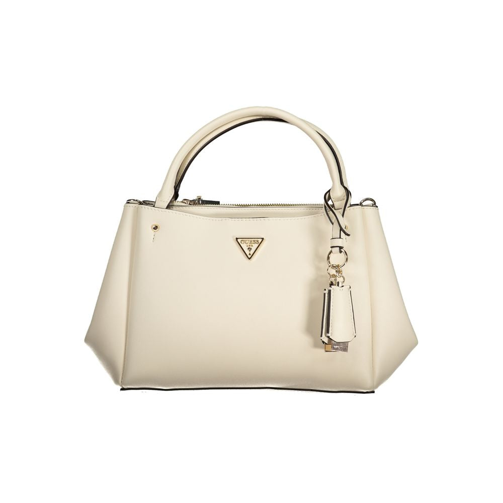 Guess Jeans White Polyethylene Women Handbag | Regal Royce