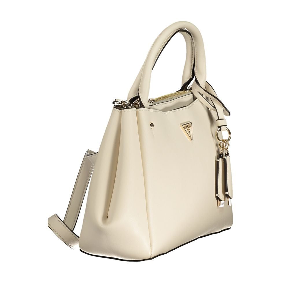 Guess Jeans White Polyethylene Women Handbag | Regal Royce