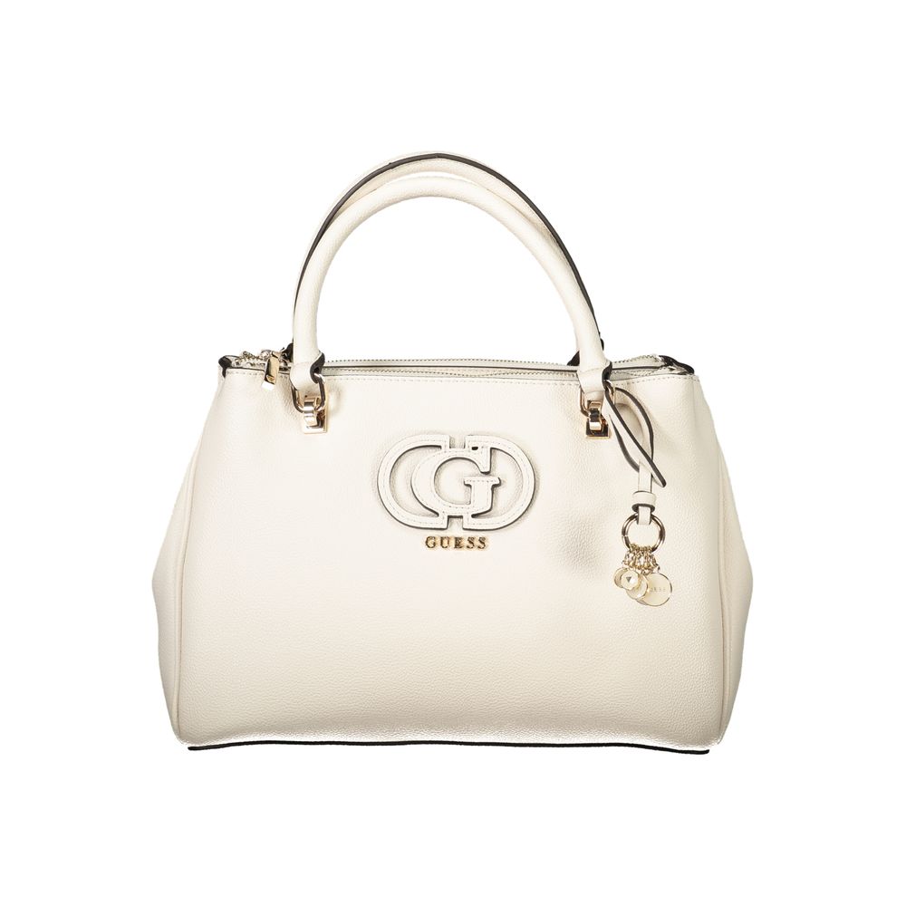 Guess Jeans White Polyethylene Women Handbag | Regal Royce
