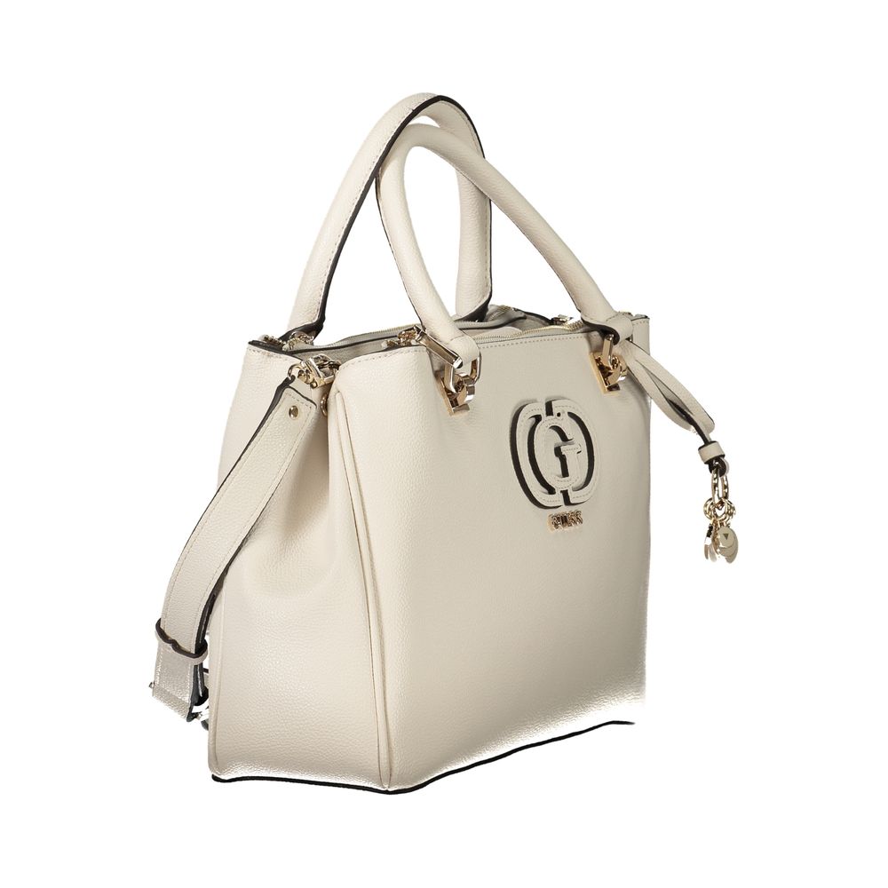 Guess Jeans White Polyethylene Women Handbag | Regal Royce