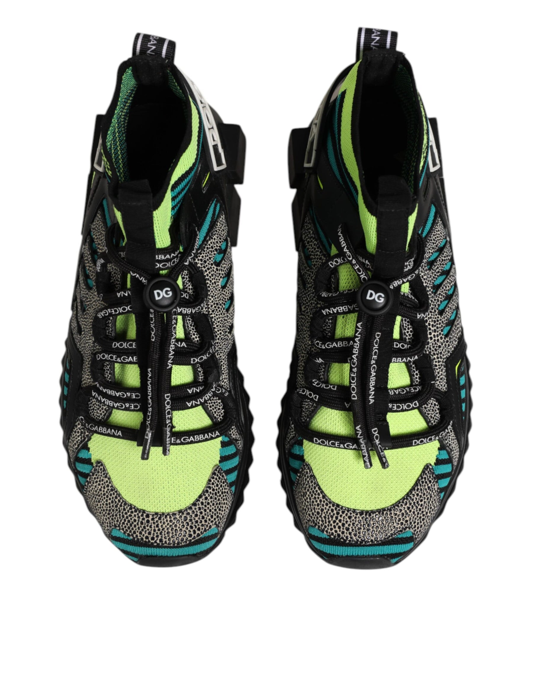 Dolce & Gabbana Multicolor Sorrento Socks Men Sneakers Shoes | Regal Royce