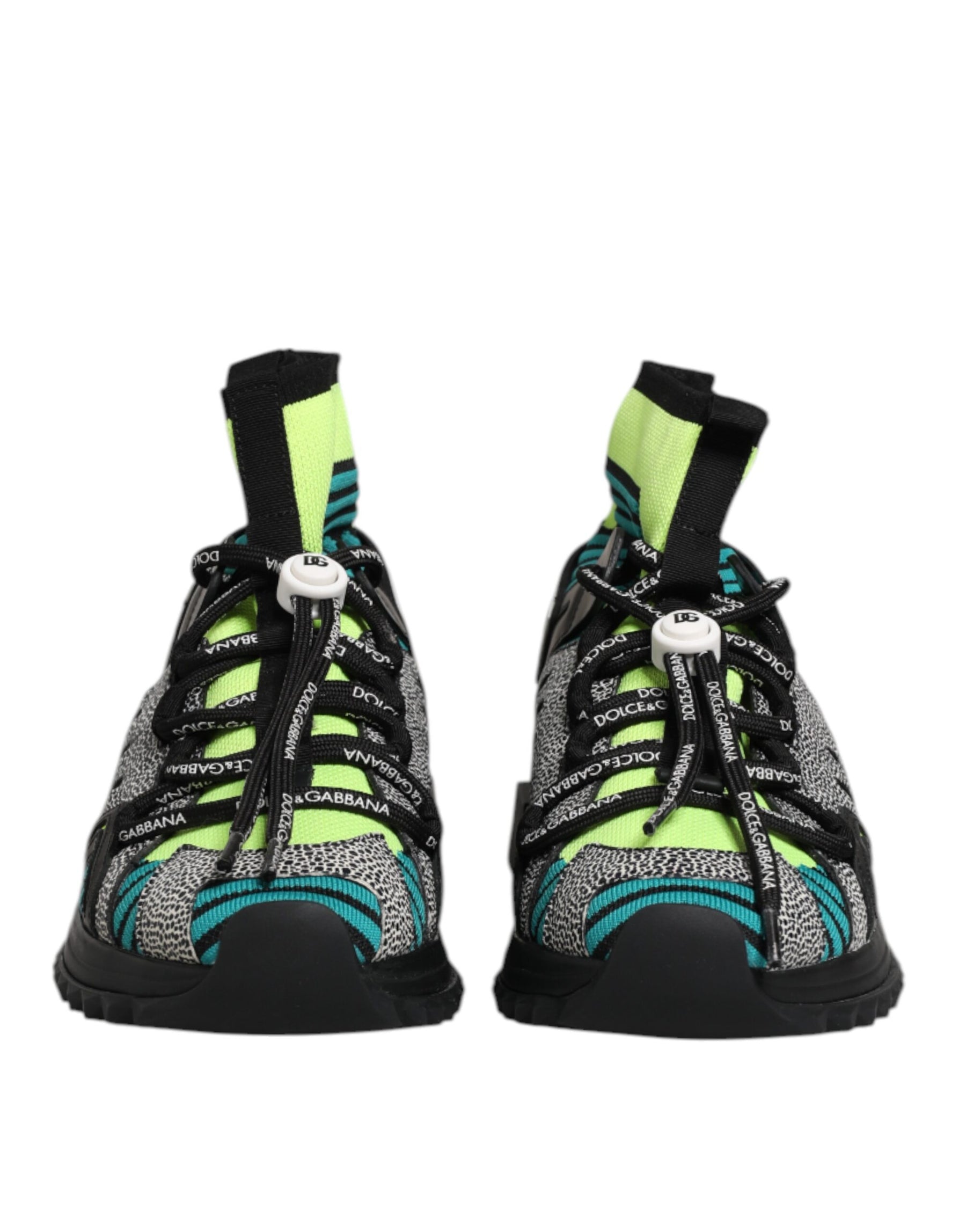 Dolce & Gabbana Multicolor Sorrento Socks Men Sneakers Shoes | Regal Royce