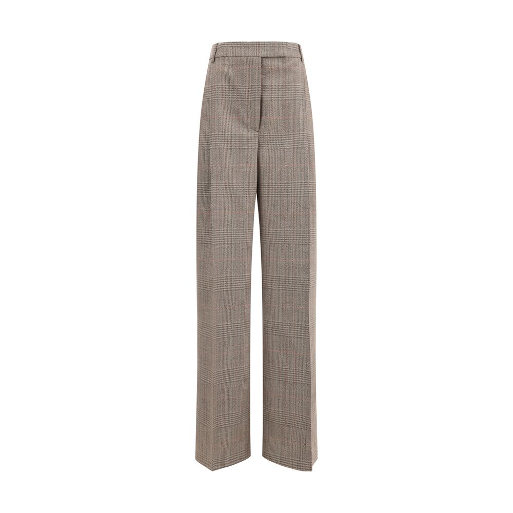 Rohe Beige Fleece Wool Casual Pants | Regal Royce