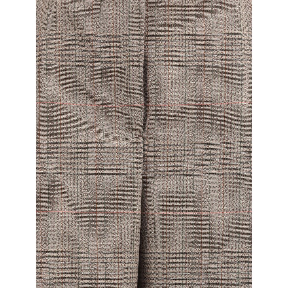 Rohe Beige Fleece Wool Casual Pants | Regal Royce