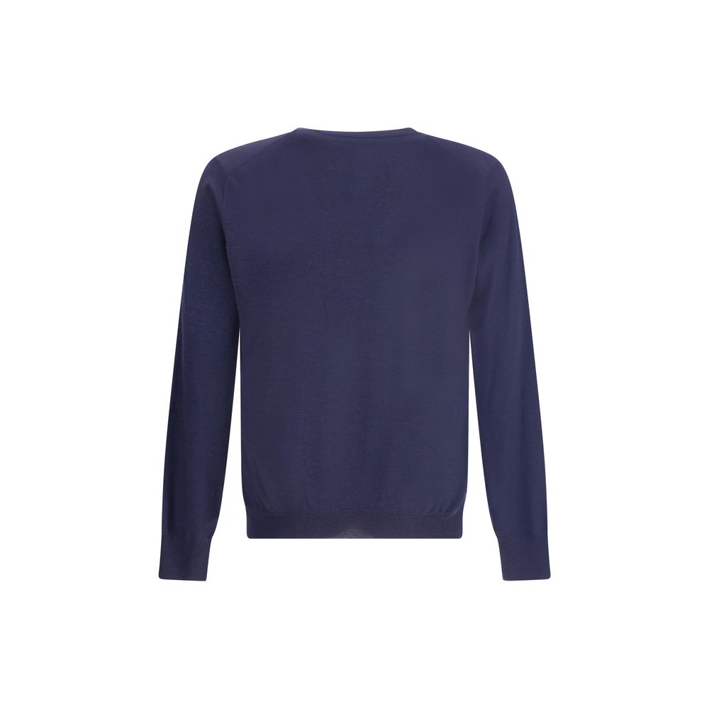 Brunello Cucinelli Blue Cashmere Sweater | Regal Royce