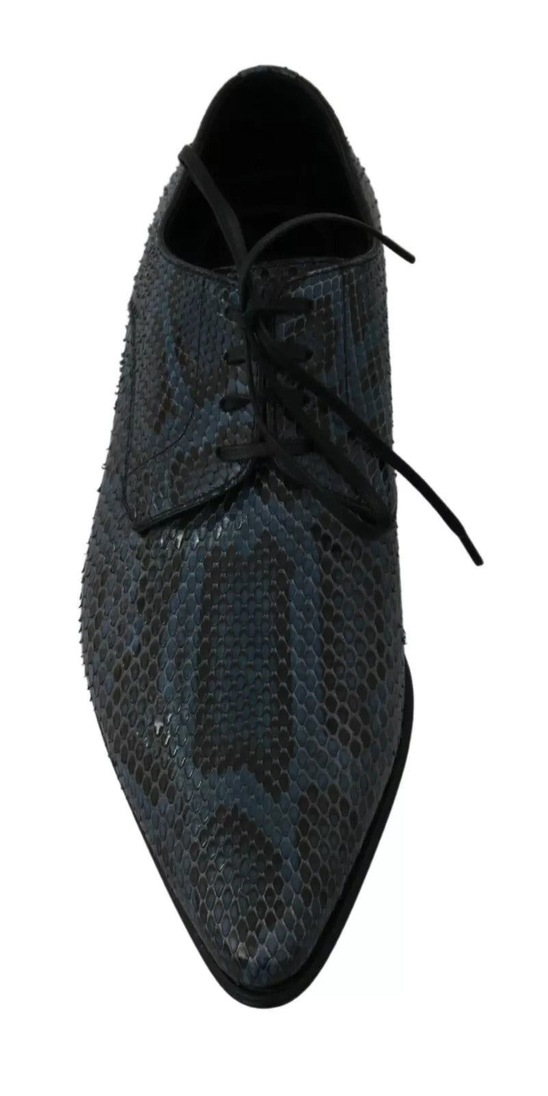 Dolce & Gabbana Blue Python Leather Snakeskin Shoes | Regal Royce