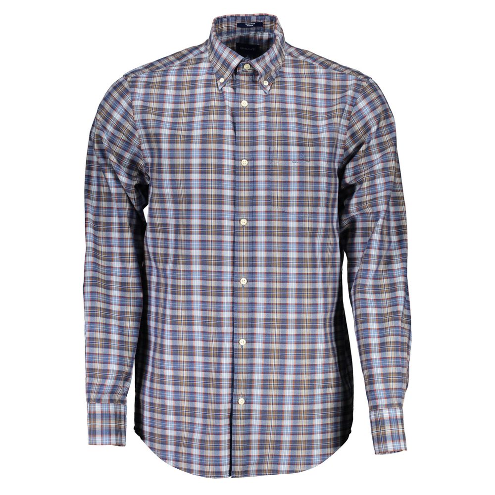 Gant Blue Cotton Men's Shirt | Regal Royce