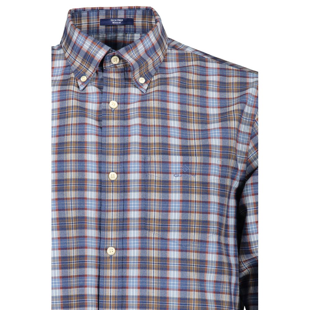 Gant Blue Cotton Men's Shirt | Regal Royce