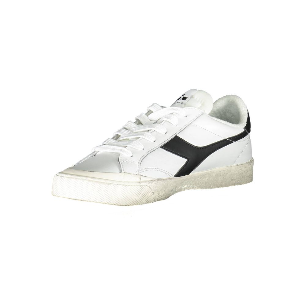 Diadora Bianco Leather Women Sneaker | Regal Royce