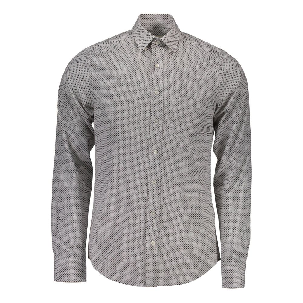 Gant Bianco Cotton Men Shirt | Regal Royce