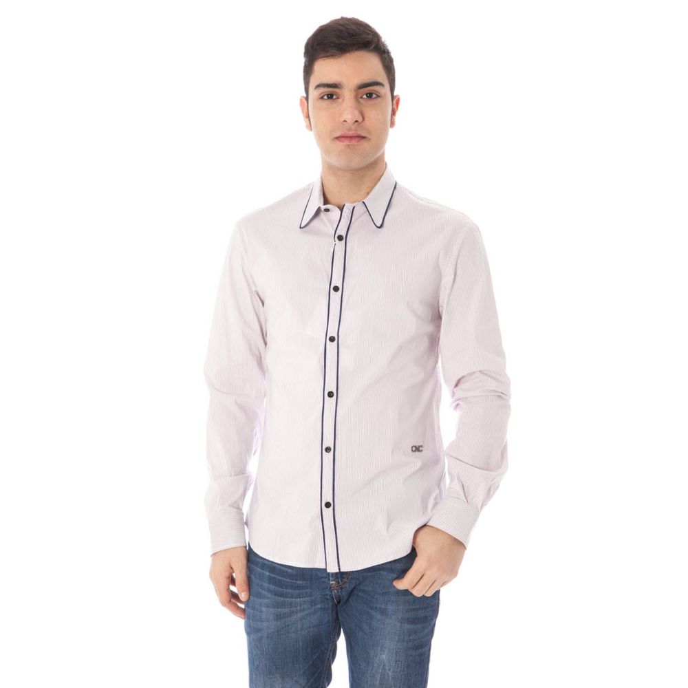 Costume National Rosa Cotton Men Shirt | Regal Royce