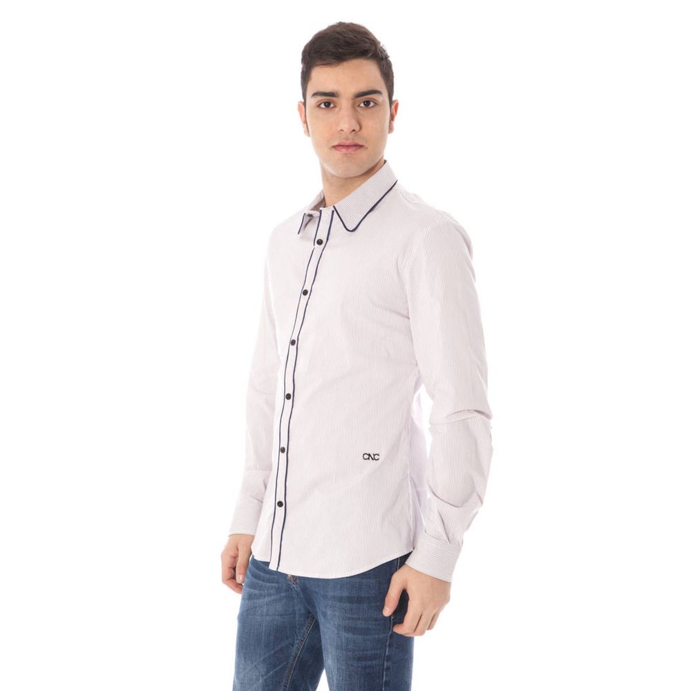 Costume National Rosa Cotton Men Shirt | Regal Royce